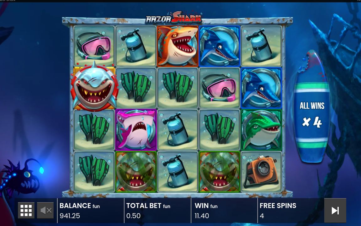 ALL WINS Multiplikator startet bei 1x in den Free Games